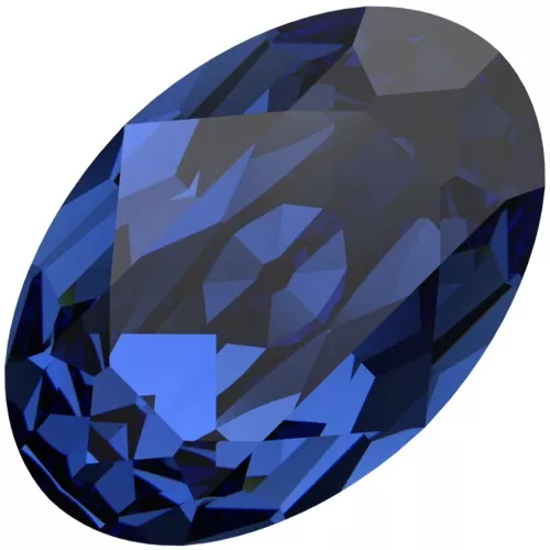 Cabochon PureCrystal 4120 6x4 mm - Reinvented Dark Sapphire x1