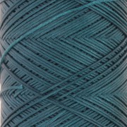 Fil plat en polyester ciré Slam Cord pour micro macramé 0.6 mm - Vert canard x100m