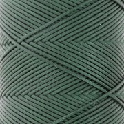 Fil plat en polyester ciré Slam Cord pour micro macramé 0.8 mm - Vert foncé x100m