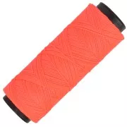 Fil plat en polyester ciré Slam Cord pour micro macramé 0.8 mm - Orange fluo x100m