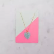 Lot de 10 cartes supports bijoux 9x6 cm - Motif graphique - Vert clair - Vert