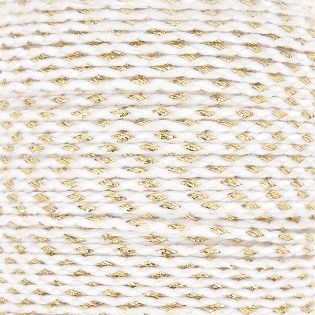 Pantalon En Maille Crochet Métallisé Missoni - Taille IT 38/2, Doré Et Blanc, Occasion Parfait état