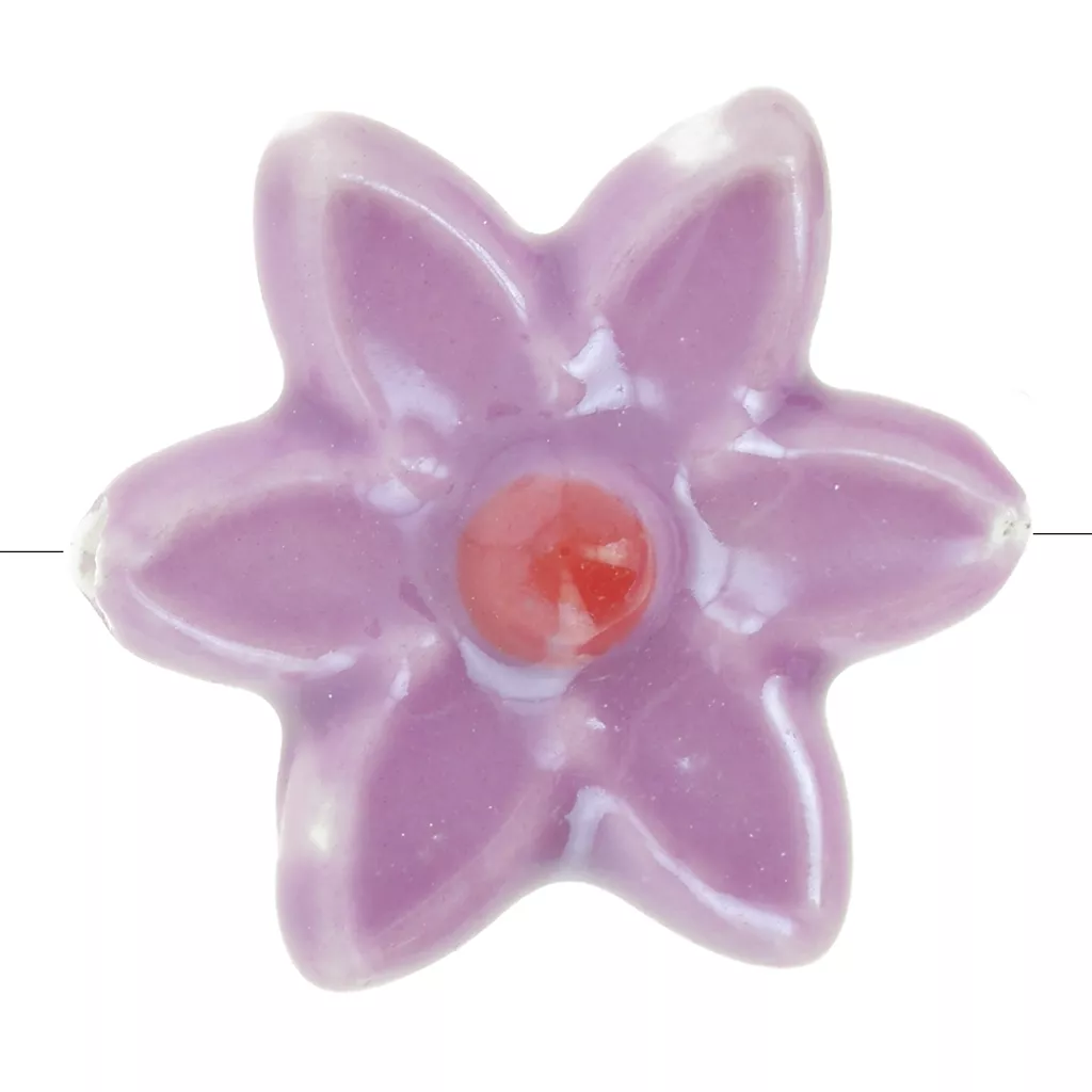Scrunchie Perles Fleur Violette Métallique Paillettes – Accessoire Cheveux Fête – Neuf