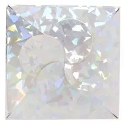 Boite cadeau fleur à monter soi-même - 8x8x5 cm - Holographique x1
