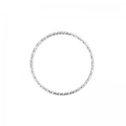 Anneau travaillé 20mm en Argent 925 x1