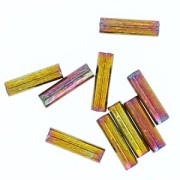 Bugles Miyuki 6 mm BGL-462 - Gold Iris Metallic x10g