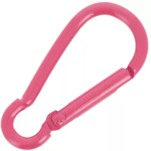 Fermoir mousqueton 46x22 mm en aluminium - Fuchsia x1