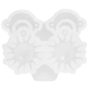 Moule en silicone pour réaliser des pendentifs lune et soleilx1