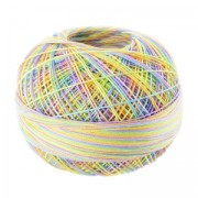 Fil de coton Lizbeth taille 20 Rainbow Taffy n°153 x192m|raw }}