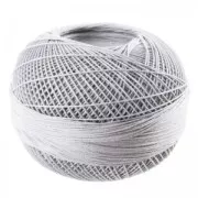 Fil de coton Lizbeth taille 20 Silver   n°605  x192m