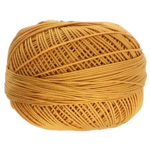 Fil de coton Lizbeth taille 20 Gold n°611 x192m