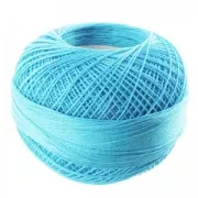Fil de coton Lizbeth taille 20 Light Ocean Turquoise n°658 x192m