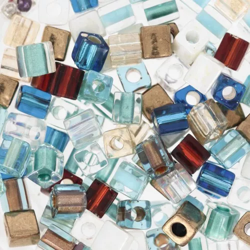 Mix Cubes Miyuki 4 mm SB-MIX-31 - Surf and Sand x10g