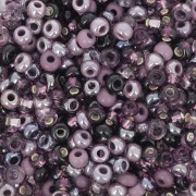 Preciosa Perles rocailles 8/0 3 mm - Mix Violet x20g