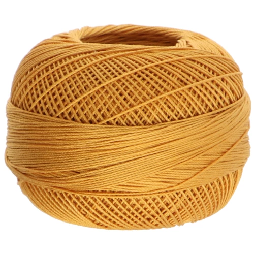 Fil de coton Lizbeth taille 10 Gold n°611 x111m