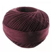 Fil de coton Lizbeth taille 10 Dark Garnet n°674 x111m