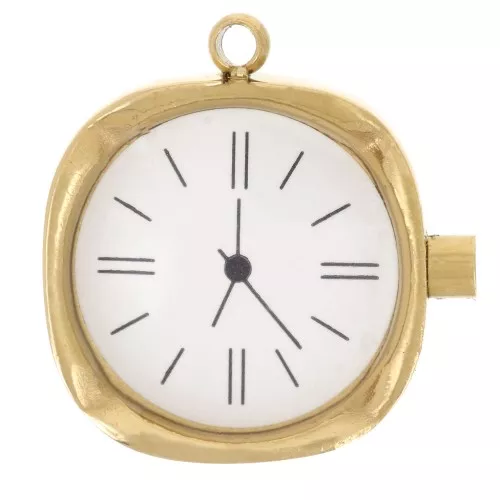 Breloque montre gousset 17 mm - Acier inoxydable 304L Doré x1