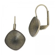 Dormeuses porte-cabochon à coller PureCrystal 4470 12 mm - Bronze x2|raw }}