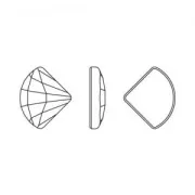 Strass Hotfix Fan PureCrystal 2714 6 mm Jet x1