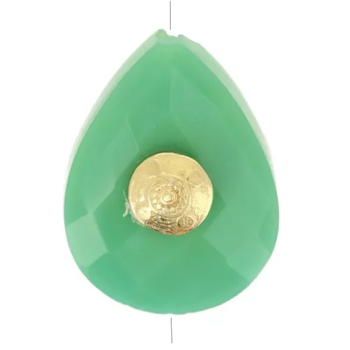 120 Perles Chrysoprase 6mm – Pierres Fines Naturelles – Vert