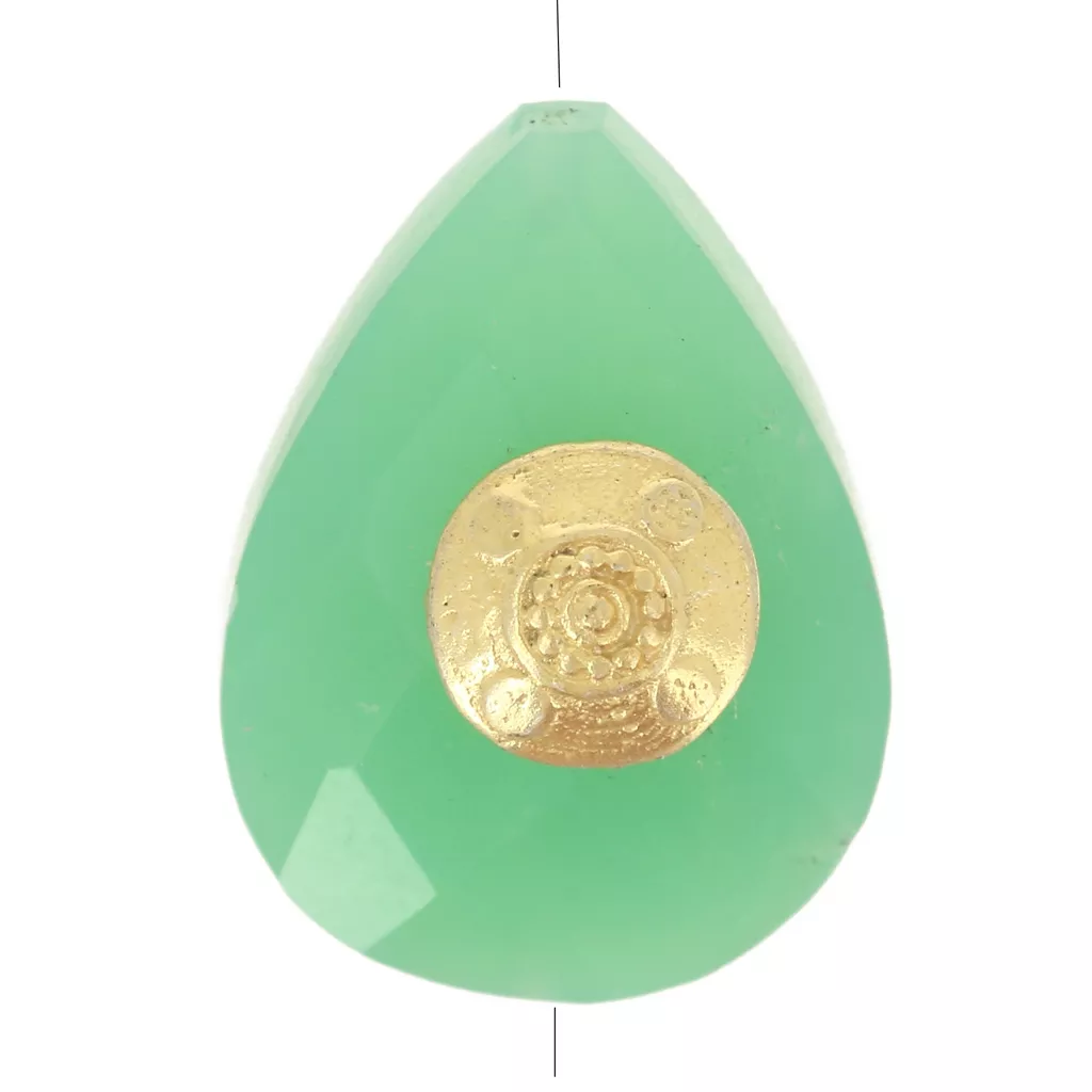 Perle Goutte En Cornaline 30x10mm - Pour Création Bijoux - Neuf - EAN 8741140019737