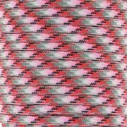 Gris - Cordon paracorde - corde de parachute plate 4mm - Rose - Rouge - Gris x1m Cordon paracorde - corde de parachute plate 4mm - Rose - Rouge - Gris x1m