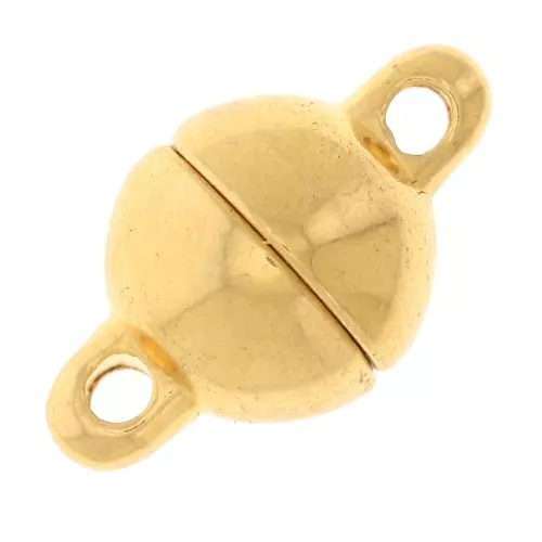 Fermoir aimanté 13.5x8 mm - Doré à l'or fin x1