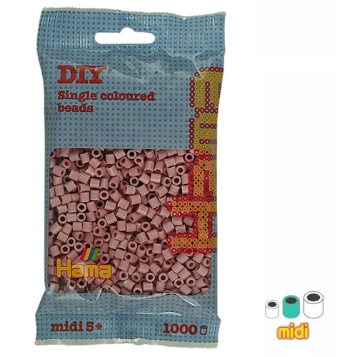Perles à repasser Hama Midi 5 mm Brun foncé (n°111) x 1000