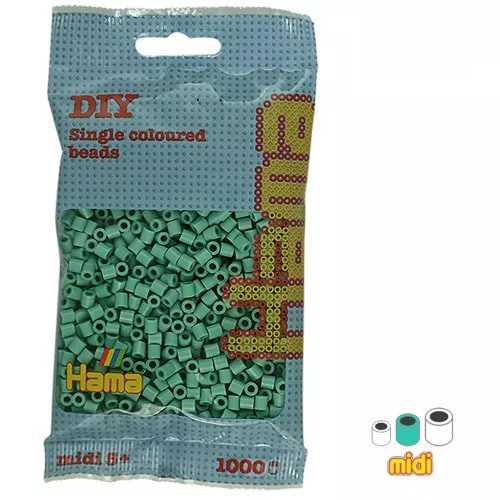 Perles à repasser Hama Midi 5 mm Aqua (n°113) x 1000