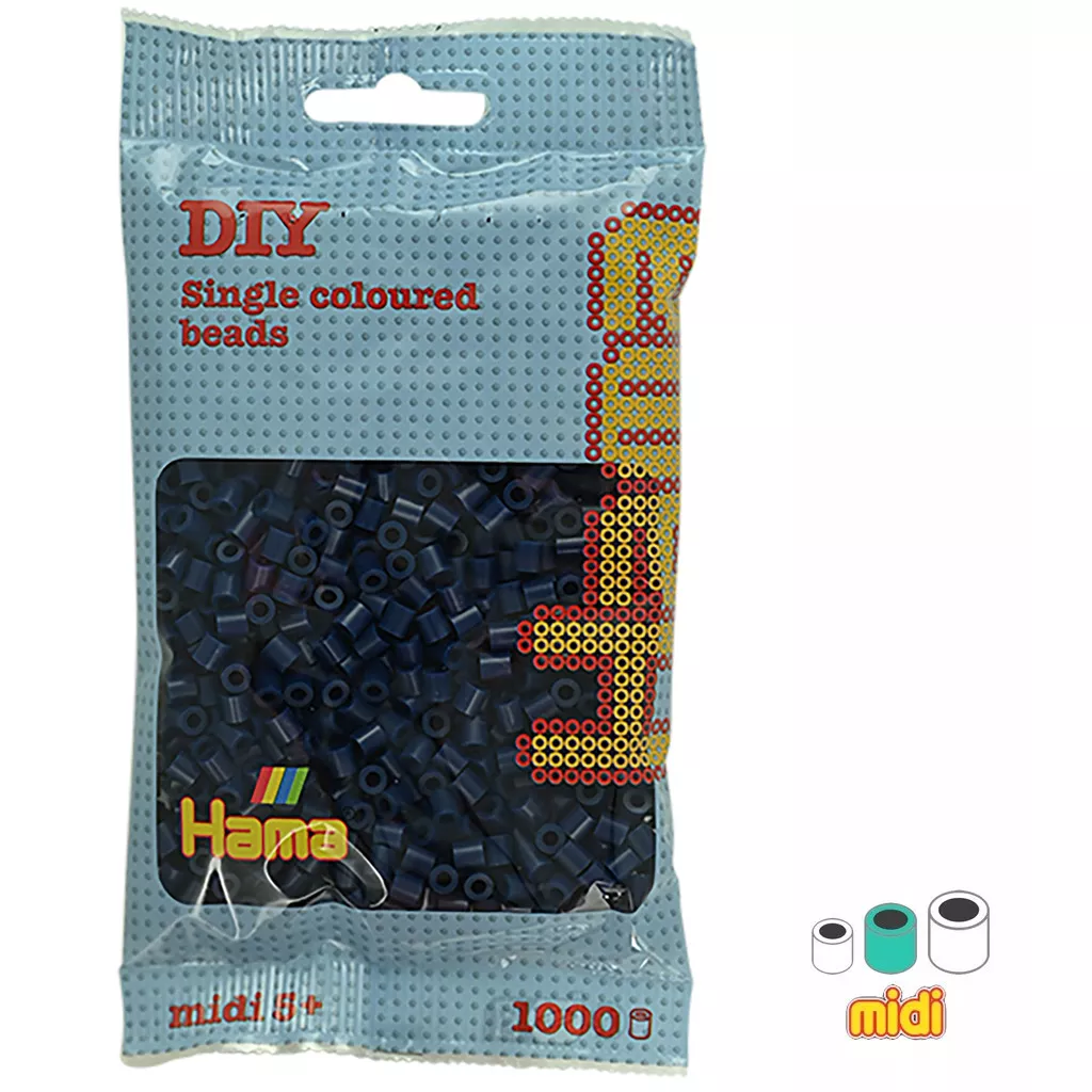 Perles à repasser Hama Midi Bleu azur - Sachet 1 000 (207-49