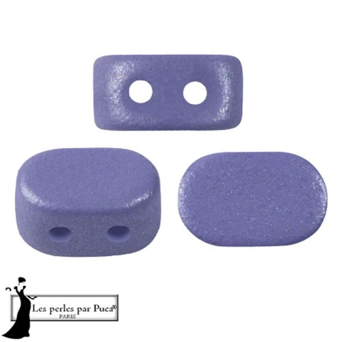 Perles en verre Lipsi® par Puca® 4x6 mm - Vogue Mauve Mat x10g