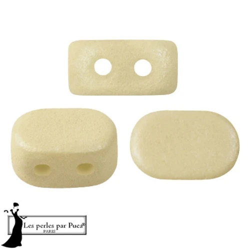Perles en verre Lipsi® par Puca® 4x6 mm - Vogue Stone Mat x10g