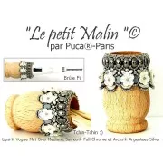 Perles en verre Lipsi® par Puca® 4x6 mm - Vogue Terracotta Mat x10g