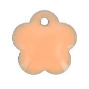 Sequins fleurs en métal et résine époxy 10 mm - Light Rose x10|raw }}