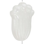 Perles fleurs 12x8 mm - imitation perle d'eau douce - Blanc nacré x6