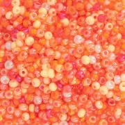 Perles rocailles Preciosa 11/0 2 mm - Mix Sun x20g