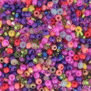 Preciosa Perles rocailles 11/0 2 mm - Mix Fuchsia - Violet x20g|raw }}