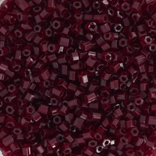 Perles rocailles Preciosa Two Cuts 11/0 2 mm - Garnet x20g