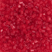 Perles rocailles Preciosa Two Cuts 11/0 2 mm - Transparent Light Red x20g