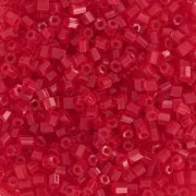Perles rocailles Preciosa Two Cuts 11/0 2 mm - Transparent Light Red x20g