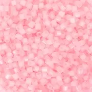 Perles rocailles Preciosa Two Cuts 11/0 2 mm - Alabaster White Lined Light Pink Sfinx x20g