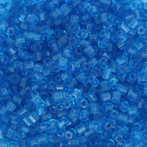 Perles rocailles Preciosa  Two Cuts 11/0 2 mm - Aquamarine x20g
