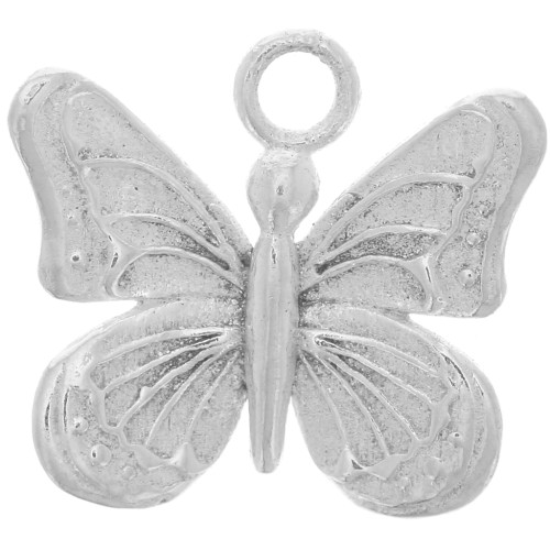 Breloque papillon 13x14 mm - Argent 925 x1