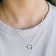 Breloque noeud 14x16 mm - Argent 925 x1