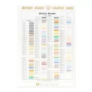 Nuancier Miyuki Delica 10/0 Planches 1 et 2 (n°842)