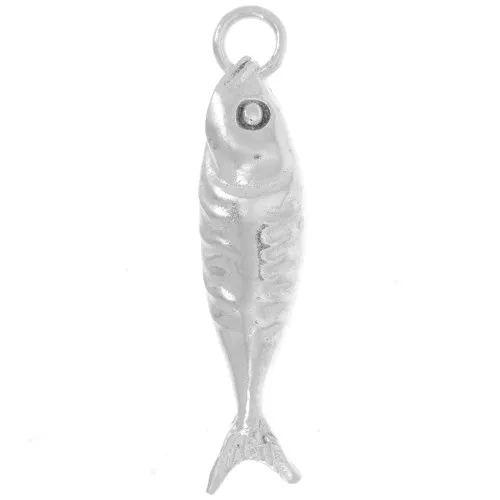Breloque poisson 25x6 mm - Argent 925 x1