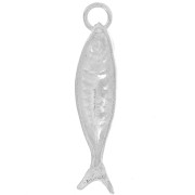 Breloque poisson 25x6 mm - Argent 925 x1