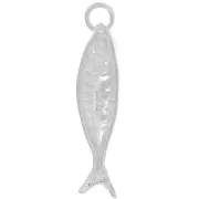 Breloque poisson 25x6 mm - Argent 925 x1