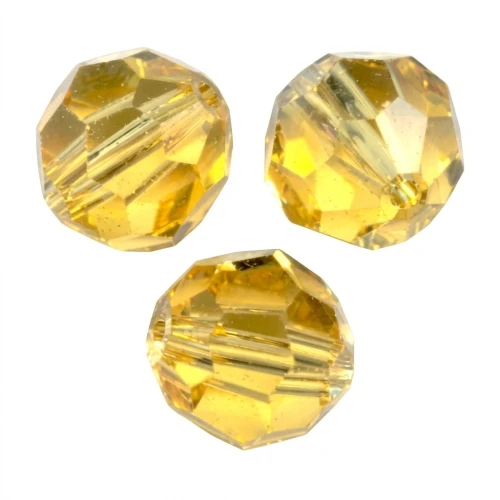 Perle ronde PureCrystal 5000 8 mm - Light Topaz x1