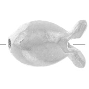 Perle poisson 10x6 mm - Argent 925 x1|raw }}